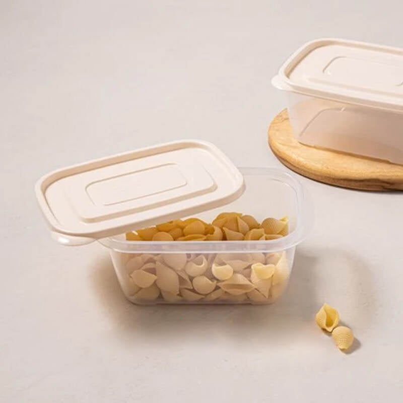 Bộ hộp bảo quản P&Q E.Z Lock (HLE6420) 1320ml 2P Set - Màu ngà - P-00011IVY, , large image number null